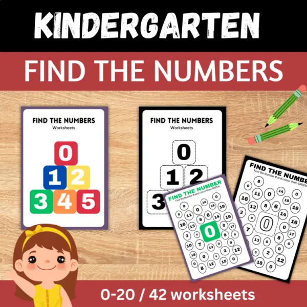 Cover of I spy number to 20 dot marker printable Identification assessment worksheets